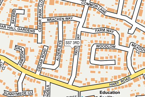 SS7 3RD map - OS OpenMap – Local (Ordnance Survey)