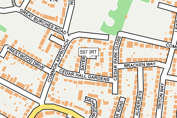 SS7 3RT map - OS OpenMap – Local (Ordnance Survey)