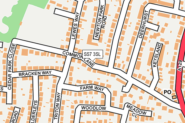 SS7 3SL map - OS OpenMap – Local (Ordnance Survey)