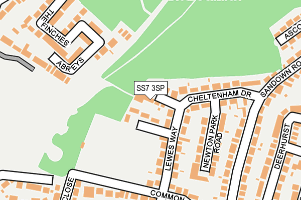 SS7 3SP map - OS OpenMap – Local (Ordnance Survey)