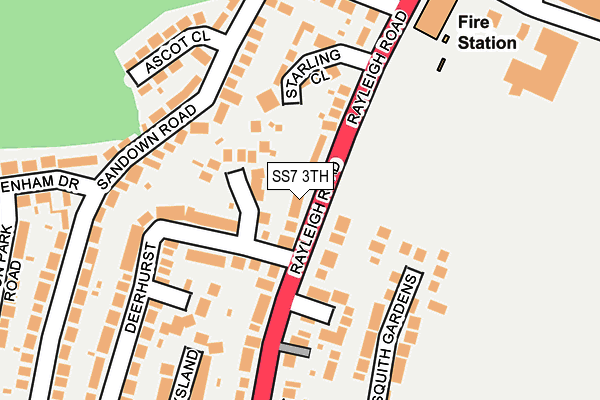 SS7 3TH map - OS OpenMap – Local (Ordnance Survey)