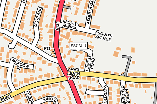 Map of BROTHERS MAINTENANCE SERVICES LTD at local scale