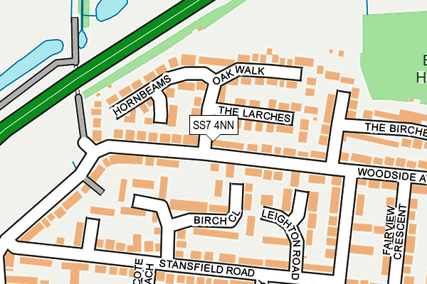 SS7 4NN map - OS OpenMap – Local (Ordnance Survey)