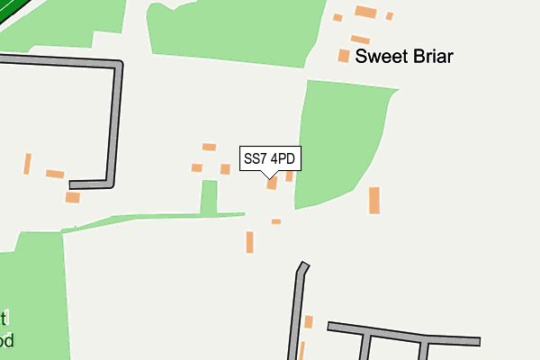 SS7 4PD map - OS OpenMap – Local (Ordnance Survey)