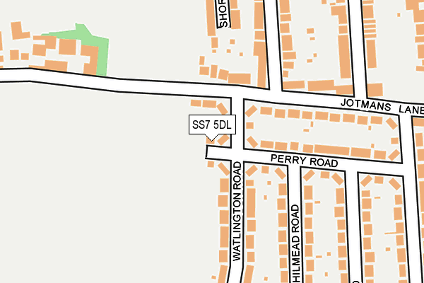 SS7 5DL map - OS OpenMap – Local (Ordnance Survey)