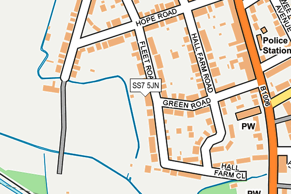 Map of WARD RESIDENTIAL PROPERTIES LIMITED at local scale