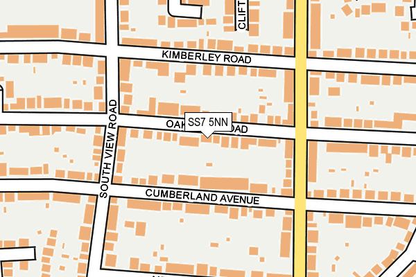 SS7 5NN map - OS OpenMap – Local (Ordnance Survey)