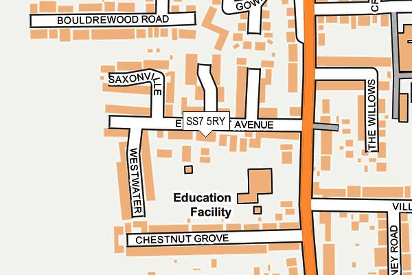 Map of JJ CUSTOMS LTD at local scale