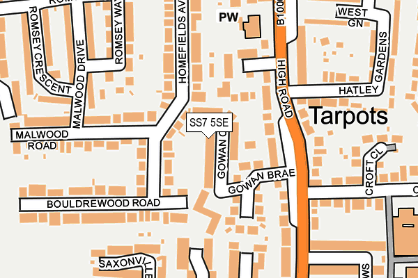 Map of FOURSQUARE HOMES LTD at local scale