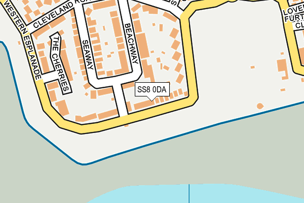 SS8 0DA map - OS OpenMap – Local (Ordnance Survey)