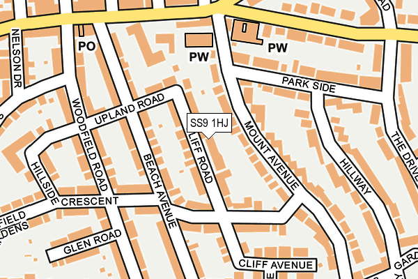 Map of ILFORD HOMES LIMITED at local scale