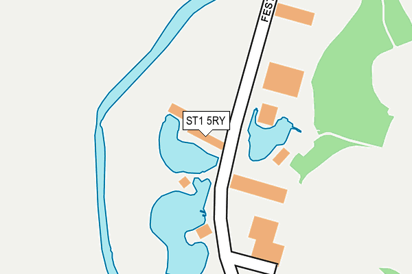 ST1 5RY map - OS OpenMap – Local (Ordnance Survey)