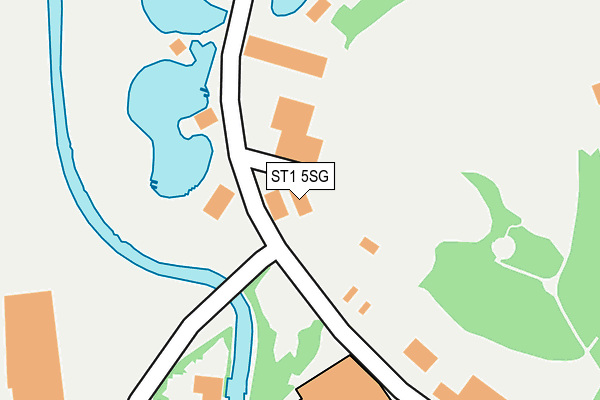 ST1 5SG map - OS OpenMap – Local (Ordnance Survey)