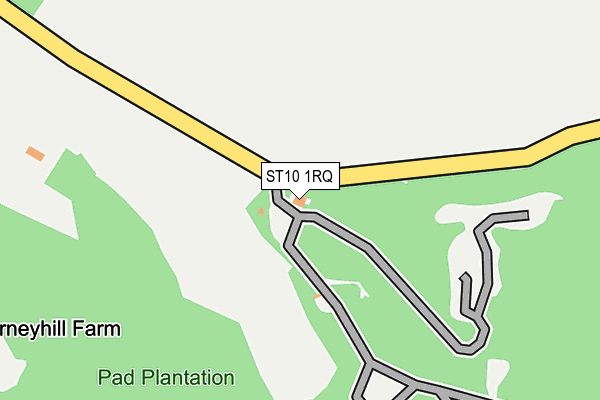 ST10 1RQ map - OS OpenMap – Local (Ordnance Survey)