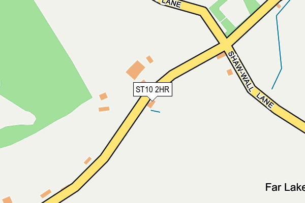 ST10 2HR map - OS OpenMap – Local (Ordnance Survey)