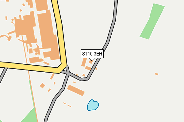 ST10 3EH map - OS OpenMap – Local (Ordnance Survey)