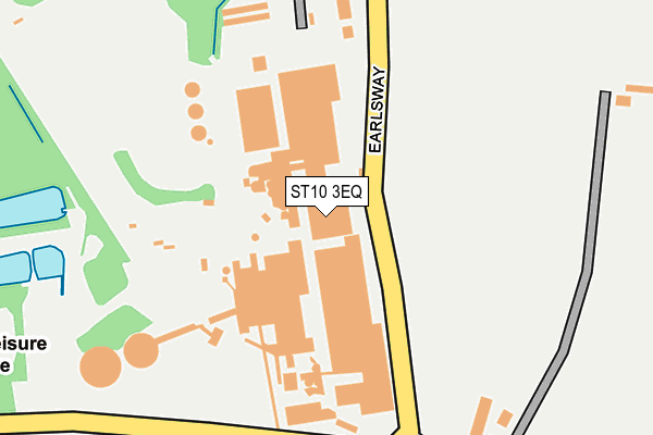 ST10 3EQ map - OS OpenMap – Local (Ordnance Survey)