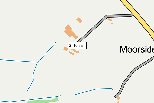 ST10 3ET map - OS OpenMap – Local (Ordnance Survey)