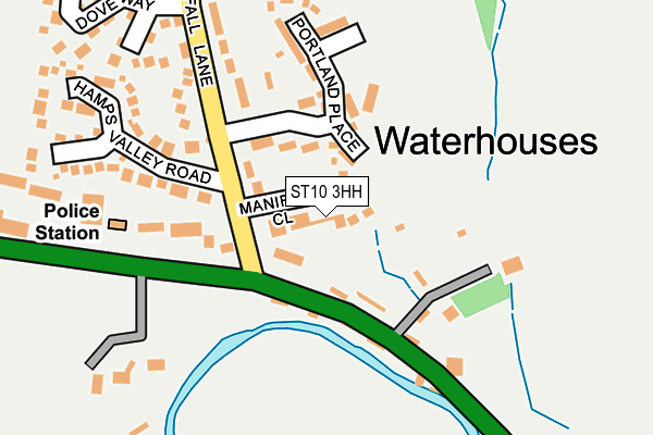 ST10 3HH map - OS OpenMap – Local (Ordnance Survey)