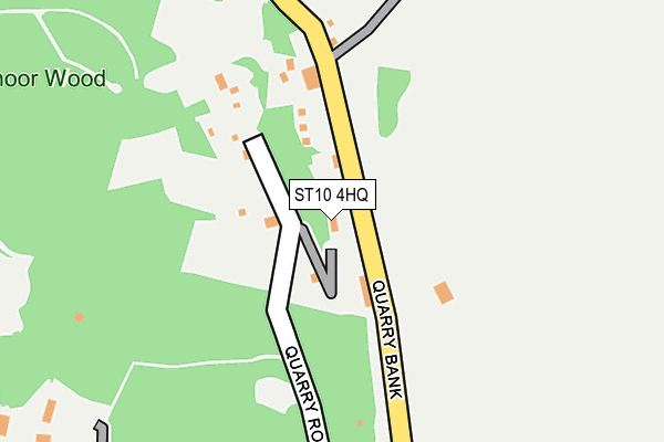 ST10 4HQ map - OS OpenMap – Local (Ordnance Survey)