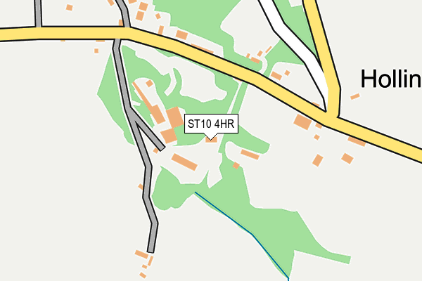 ST10 4HR map - OS OpenMap – Local (Ordnance Survey)