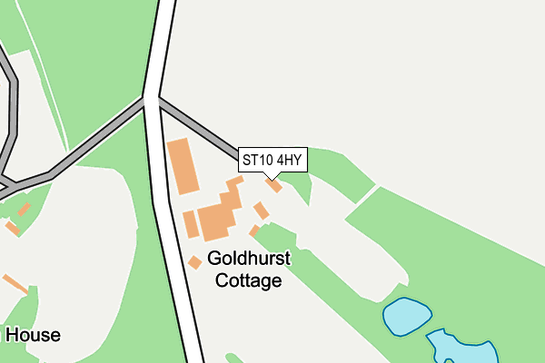 ST10 4HY map - OS OpenMap – Local (Ordnance Survey)