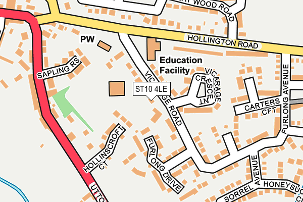 Map of APPLE HEAD LTD at local scale