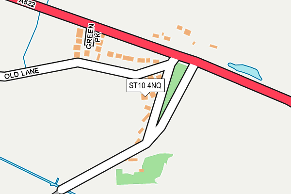 ST10 4NQ map - OS OpenMap – Local (Ordnance Survey)