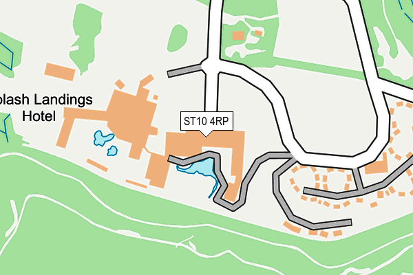 ST10 4RP map - OS OpenMap – Local (Ordnance Survey)