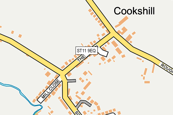 ST11 9EQ map - OS OpenMap – Local (Ordnance Survey)