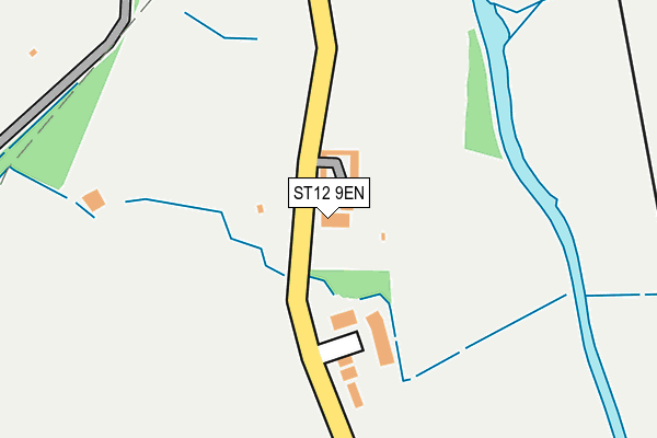 ST12 9EN map - OS OpenMap – Local (Ordnance Survey)