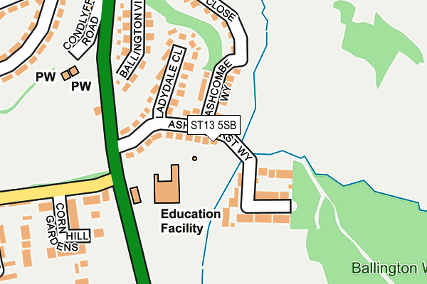 Map of EMMI-LOU DANCE ACADEMY LTD at local scale