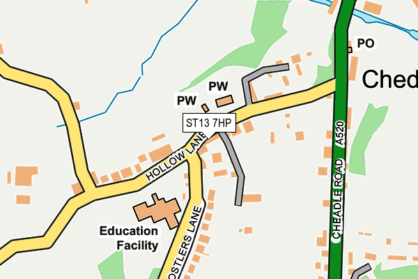 Map of GOLD CARE RSL LIMITED at local scale