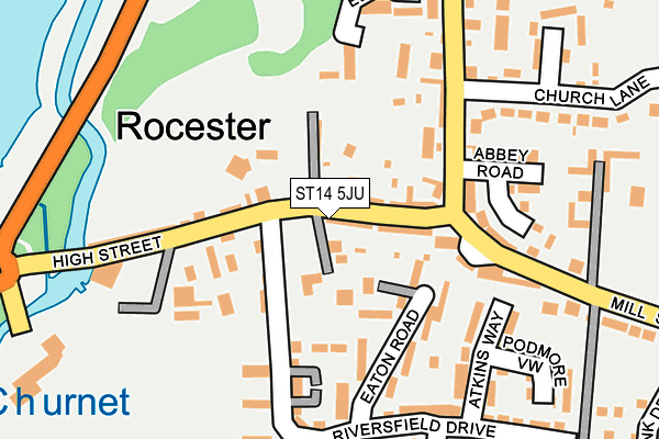 Map of PANAKEIA ROSTON DINING LIMITED at local scale