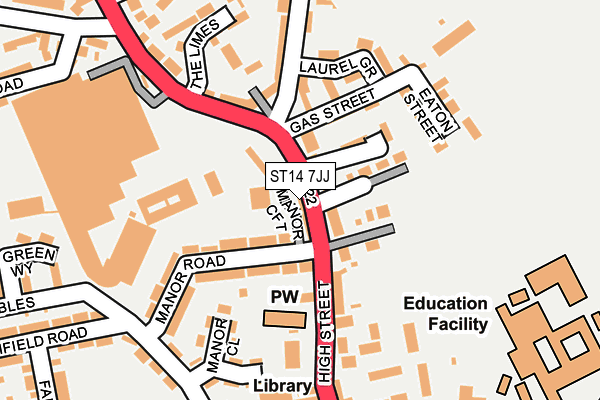 Map of INDIAN SPICE ST14 LTD at local scale