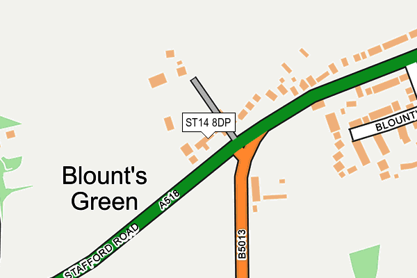 Map of M&E BURNETT LIMITED at local scale