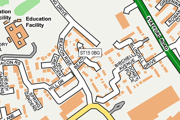 Map of OASIS PARQUE LIMITED at local scale