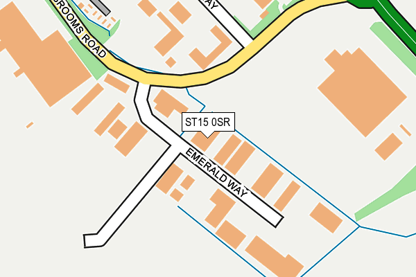 Map of LBG MEDICAL LTD at local scale
