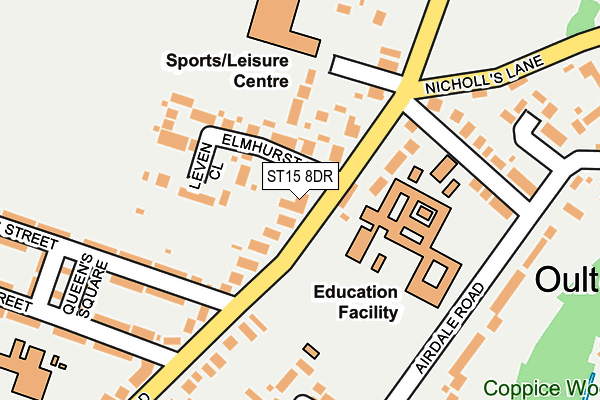 Map of XAVERIAN DENTAL PRACTICE LIMITED at local scale