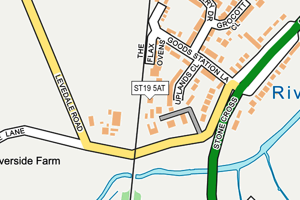 Map of PENKRIDGE GRAB HIRE LTD at local scale