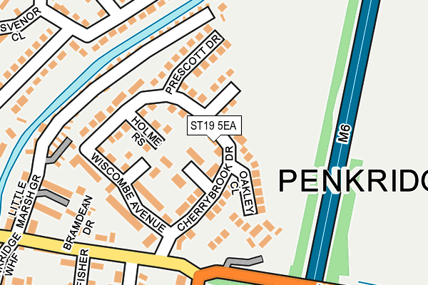 Map of AC (PENKRIDGE) LIMITED at local scale