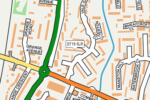 ST19 5LR map - OS OpenMap – Local (Ordnance Survey)