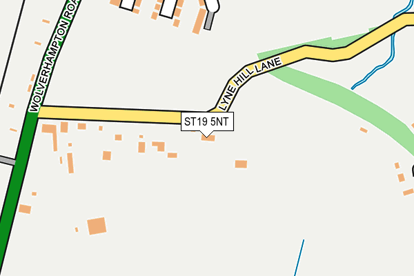 ST19 5NT map - OS OpenMap – Local (Ordnance Survey)