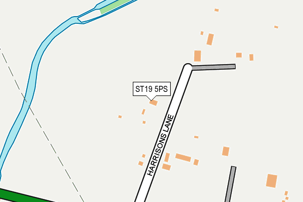 ST19 5PS map - OS OpenMap – Local (Ordnance Survey)