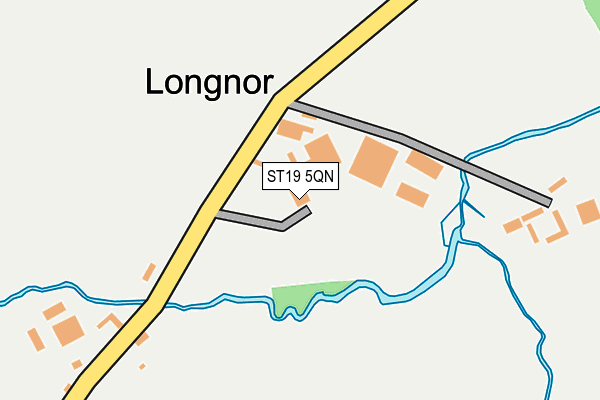 ST19 5QN map - OS OpenMap – Local (Ordnance Survey)