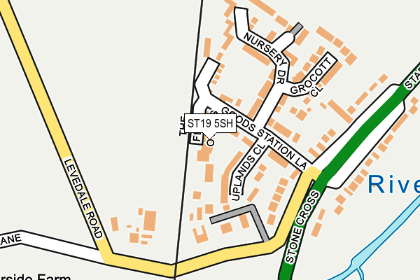 ST19 5SH map - OS OpenMap – Local (Ordnance Survey)