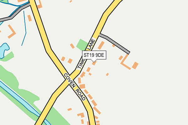 ST19 9DE map - OS OpenMap – Local (Ordnance Survey)