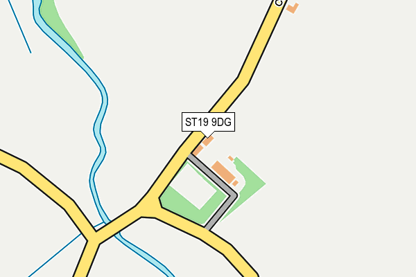 ST19 9DG map - OS OpenMap – Local (Ordnance Survey)