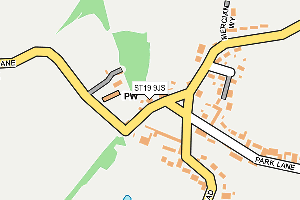Map of PRESTIGE FURNISHINGS (MIDLANDS) LIMITED at local scale