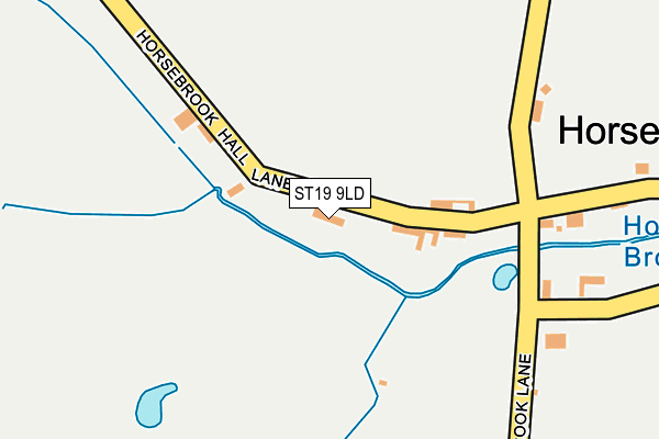 ST19 9LD map - OS OpenMap – Local (Ordnance Survey)